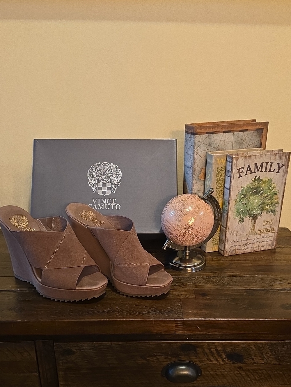 Vince Camuto Garton Silk Goat Wedges